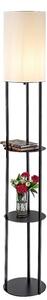 Rabalux 74106 - Lampada da terra BRONN 1xE27/40W/230V nera