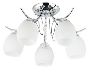 Lampadario a plafone ELLA 5xE27/15W/230V cromo lucido