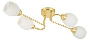 Lampadario a plafone KING 4xE27/15W/230V oro