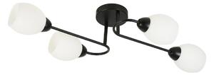 Lampadario a soffitto KING 4xE27/15W/230V nero