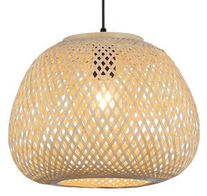 Lampadario a cavo PETRA 1xE27/15W/230V bambù