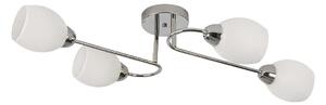 Plafoniera KING 4xE27/15W/230V cromo lucido