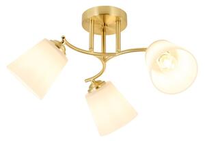 Plafoniera PAFOS 3xE27/15W/230V, finitura oro