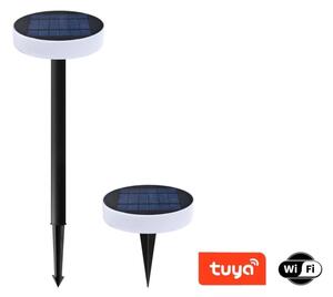 Immax NEO 07910L-LED RGB Lampada solare dimmerabile LED 1W 5V rotonda IP54 Tuya