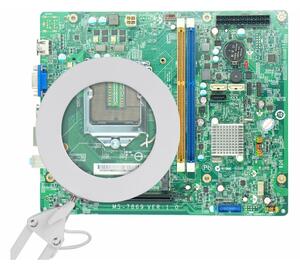 Extol - Lampada da tavolo LED dimmerabile con una lente d'ingrandimento LED/8W/5V 2900/4500/7500K bianco