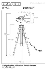 Lucide Illuminazione Piantana moderna struttura a 3 gambe e