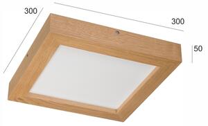 Brilagi-Luce LED dimmerabile WOODY FRAME LED/24W/230V quercia 30x30 cm IP44 + +TC