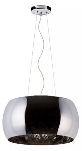 Lucide Lampada a sospensione piccola in metallo moderna e diffusore in vetro rotondo Pearl Metallo,Vetro Grigio Fumè G9 28W 5 Lampadine