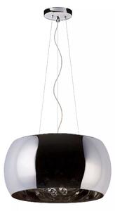Lucide Lampada a sospensione grande in metallo moderna e diffusore in vetro rotondo Pearl Metallo,Vetro Grigio Fumè G9 28W 6 Lampadine
