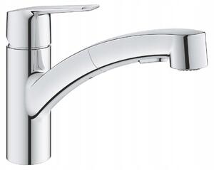 Rubinetto da cucina a colonna Grohe Eurosmart argento
