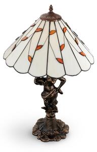 Brilagi - Lampada da tavolo Tiffany in vetro colorato FOLIA 1xE27/60W/230V
