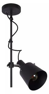 Lucide Faretto da soffitto in acciaio moderna e diffusore a campana orientabile Quinny Acciaio Inox Nero E27 40W 1 Lampadina