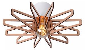 Lucide Lampada da soffitto con struttura moderna in metallo e diffusore in legno - Zidane