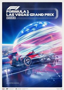 Stampa d'arte Formula 1 - Las Vegas Grand Prix - City of Lights - 2023, Automobilist