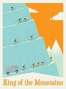 Illustrazione King of the Mountains Tour De France, Wyatt 9