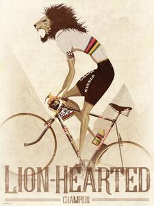 Illustrazione Lion On a Bicycle, Wyatt 9