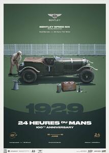 Stampa d'arte Bentley Speed Six - 24h Le Mans - 100th Anniversary - 1929, Automobilist