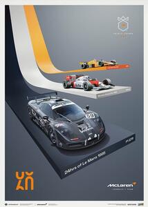 Stampa d'arte McLaren Racing - The Triple Crown - 60th Anniversary