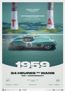 Stampa d'arte Aston Martin DBR1 300 - 24h Le Mans - 100th Anniversary - 1959, Automobilist