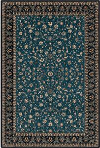 Tappeto verde scuro in lana 133x180 cm Philip – Agnella