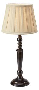 Markslöjd Lampada da tavolo Chocolat, altezza 46 cm, beige/marrone, metallo/tessuto