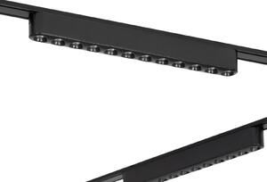 Lindby 48 V Sistema di binari Lumaro, 10 strisce LED, nero, CCT