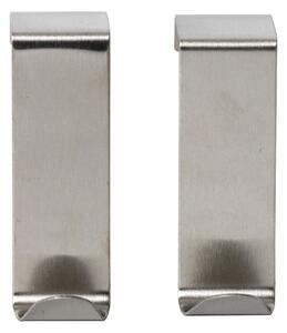 Set di ganci da appendere color argento lucido in metallo 2 pz Fixeo – douceur d'intérieur