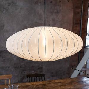 Markslöjd Lampada a sospensione Florence, Ø 75 cm, bianco, nylon