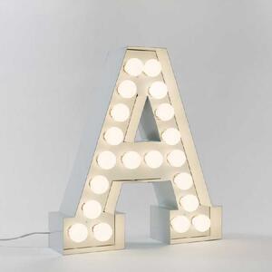Seletti Lampada da terra di design con lettera luminosa a LED carattere 