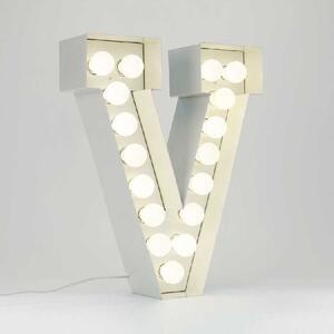 Seletti Lampada da terra di design con lettera luminosa a LED carattere 
