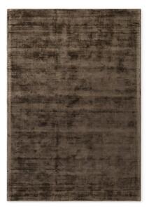 Tappeto marrone in viscosa tessuto a mano 80x150 cm Noemi – Vikosa