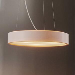 Lamkur Lampada a sospensione Kerio, Ø 47 cm, bianco