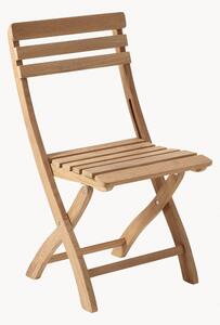 Sedia da giardino pieghevole in legno di teak Clarish