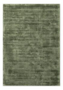 Tappeto verde in viscosa tessuto a mano 120x180 cm Noemi – Vikosa