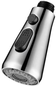 Rubinetto per cucina con soffione a tre vie, orientabile a 360°, per cucina e bagno