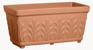 Portavaso da esterno Cassetta Fogliata, alt. 30 cm