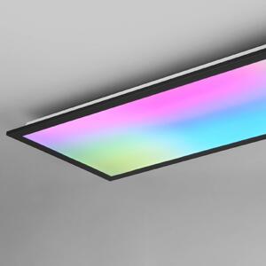 Reality Leuchten Plafoniera Beta LED, lunghezza 80 cm, nero, RGBW, CCT
