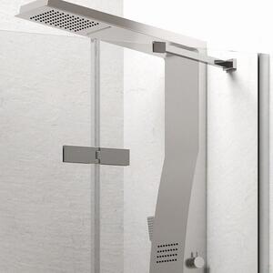 Porta doccia battente 80cm con laterale fisso KT4000 - KAMALU
