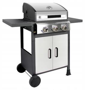 Mirpol Brenner G3N Barbecue a gas con tre bruciatori da 3 kW