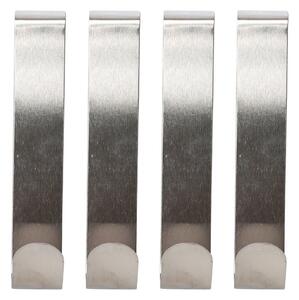 Set di ganci da appendere color argento lucido in metallo 4 pz Fixeo – douceur d'intérieur