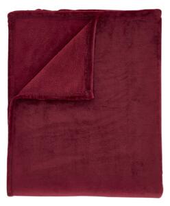 Coperta rossa in micropile 130x170 cm Raschel Velvet – Catherine Lansfield