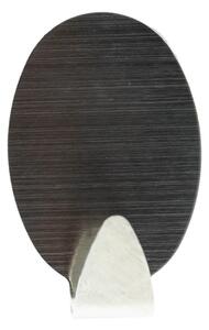 Set di ganci senza foratura neri/argentati in metallo 4 pz Fixeo – douceur d'intérieur