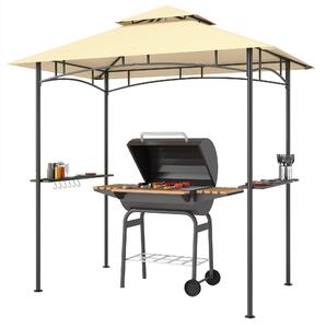 Tenda da giardino - Casetta da giardino - Tettoia esterna - Serra - Gazebo - Con illuminazione a LED