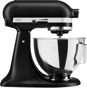 KITCHENAID Impastatrice Planetaria Multifunzione Capacit 4,3 Litri Potenza 300 Watt 10 Velocit con Avvio Soft colore Nero Opaco - Classic 5KSM95P