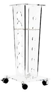 Vesta Portabottiglie da terra in plexiglass Ice Tower Plexiglass Trasparente Portabottiglie da Tavolo