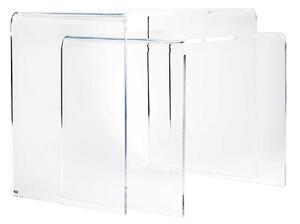 Vesta Tavolini da salotto in plexiglass Set 2pz Simply Plexiglass Trasparente