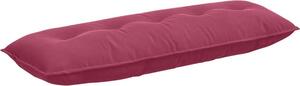 Cuscino per Schiena Rosso Vino 140 x 50 cm Tessuto in Cords