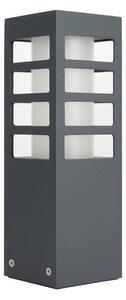 Paletto da giardino 25 cm 1xE27 grigio scuro IP54 SU-MA RADO RADO III 3 DG