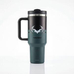 Tazza termica con manico verde Diablo Ghotic Green