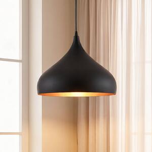Lampada a sospensione Ritana Lindby, dimmerabile, Nero, Soggiorno / Sala da pranzo, Alluminio, Moderno, Lampada a sospensione